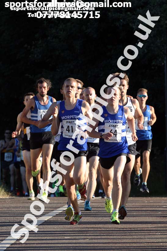 Senior mens 2018 Sunderland 5k Road Race, Silksworth, Sunderland. Photo: David T. Hewitson/Sports for All Pics